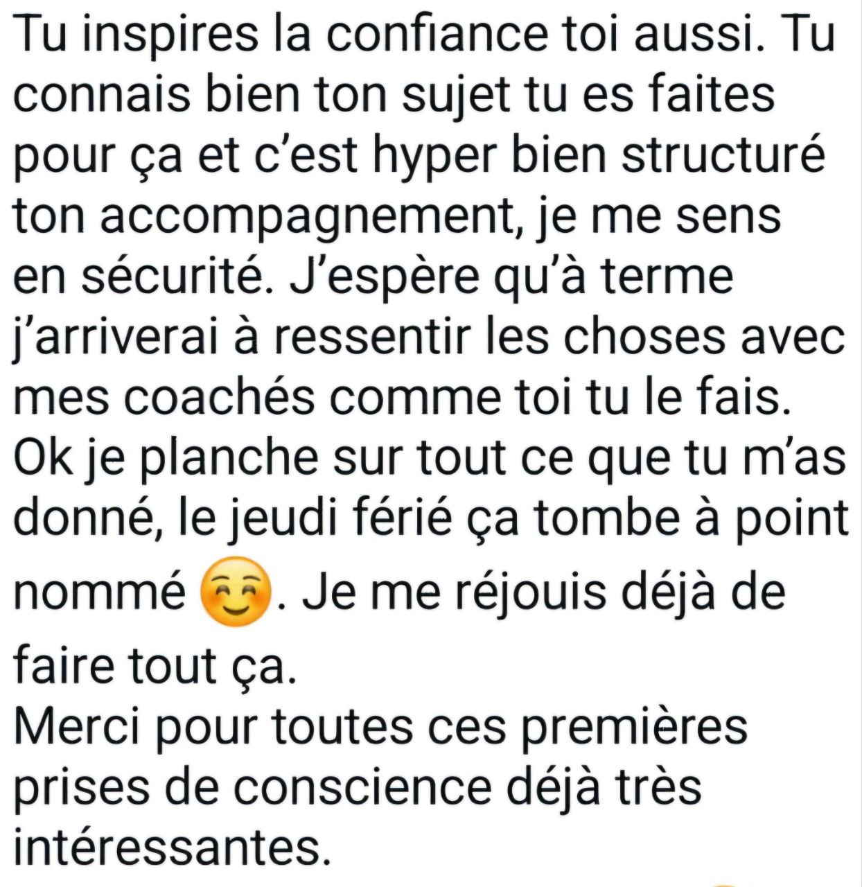 Confiance, sécurité