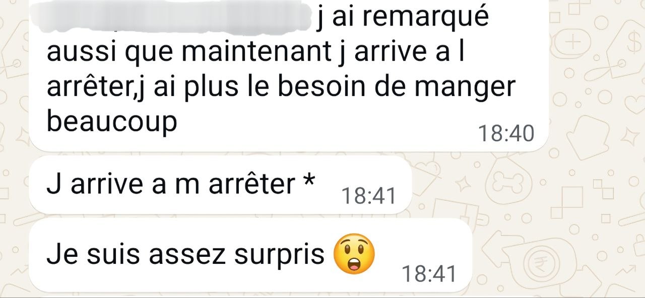 J'arrive à m'arrêter