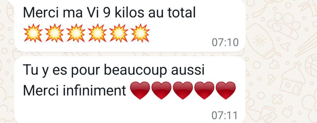 Témoignage — 9 kilos perdus
